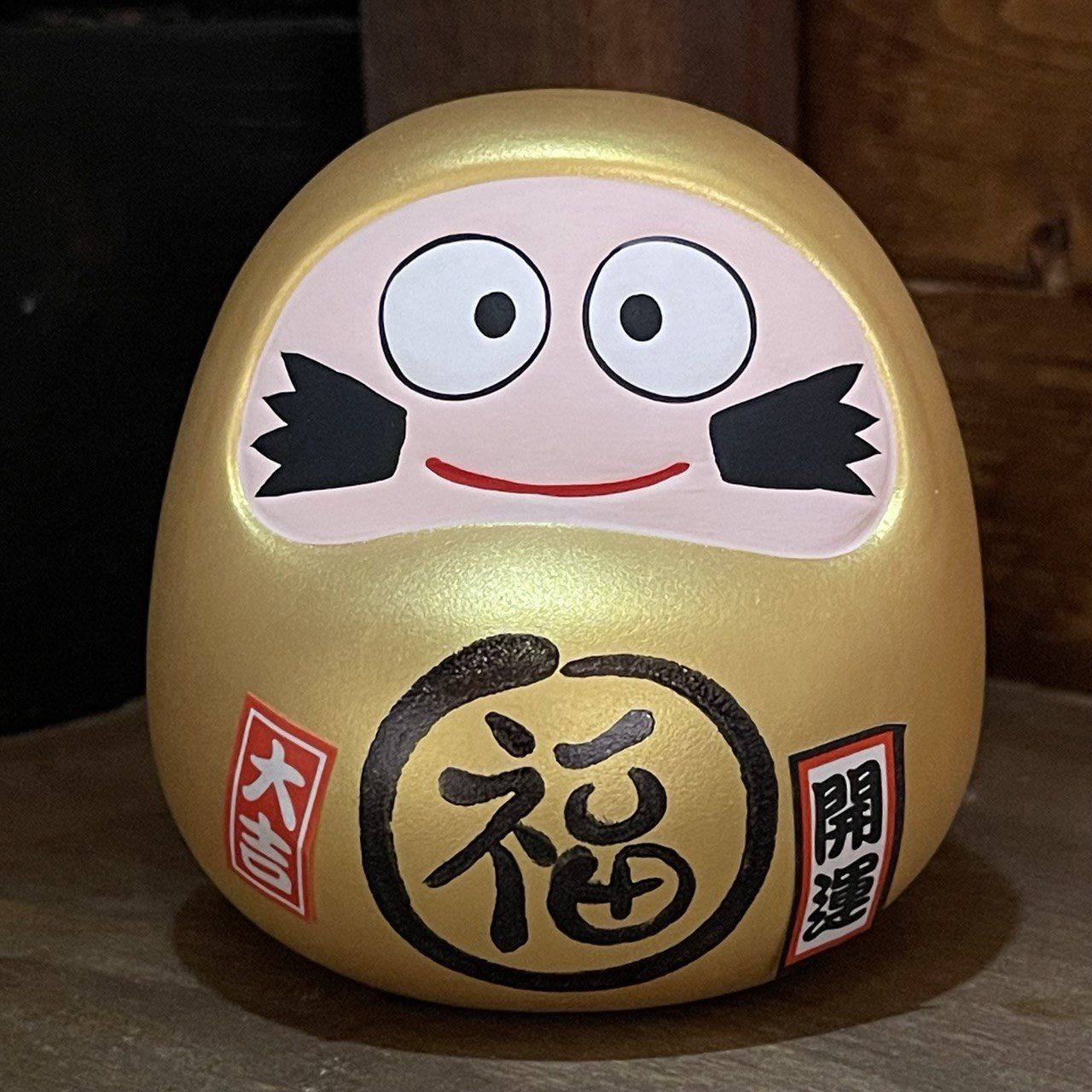 SALVADANAIO DORATO DARUMA