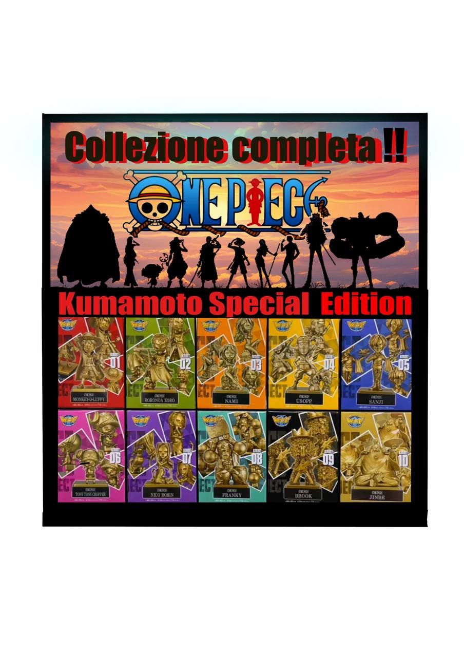 One Piece Kumamoto Special Edition Collezione Completa