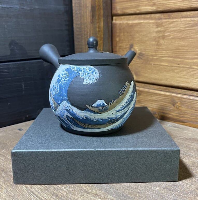 TEIERA IN CERAMICA TOKONAME GRANDE ONDA