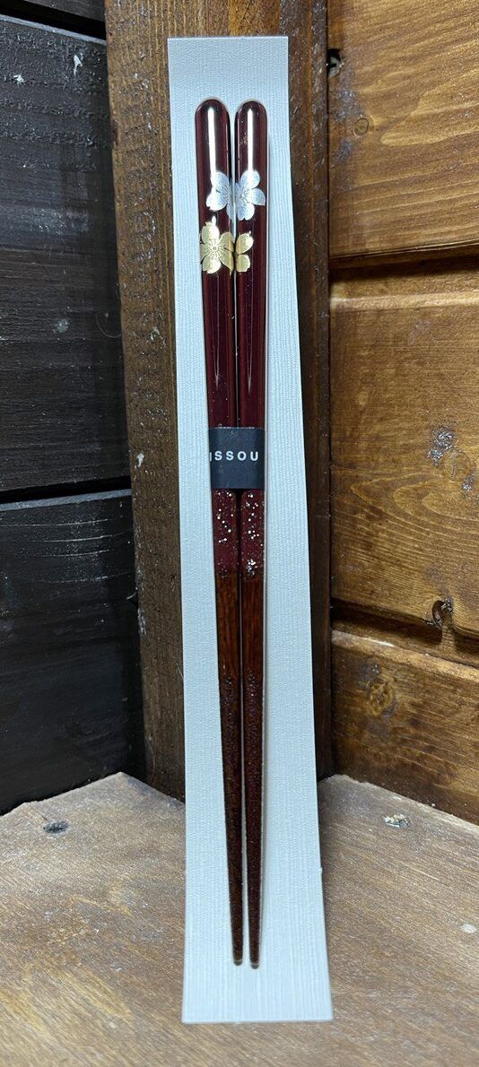 BACCHETTE FIORI SAKURA ARGENTO E ORO