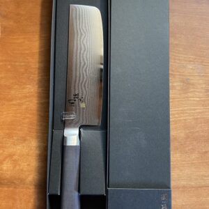coltello kaijirushi per verdure frontale