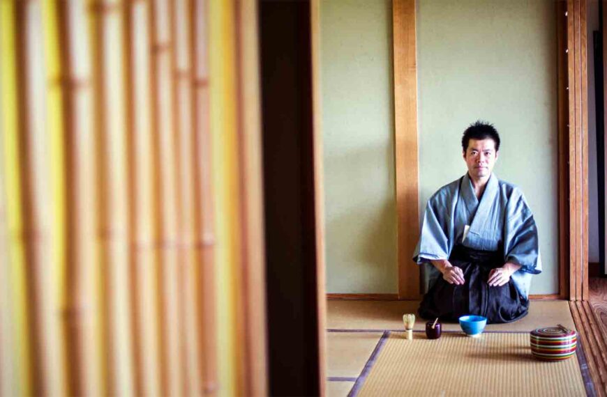 L’antica cerimonia del tè giapponese